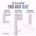 Picture of Endo Arch Blue NiTi Rotary Files