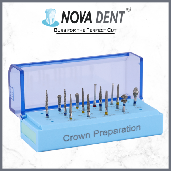 Picture of NovaDent Crown Preparation Bur Kit