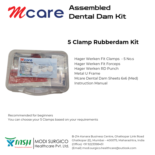 Picture of MCare Rubber Dam Kit